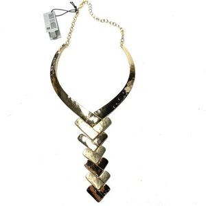 Robert Lee Morris Necklace RLM Soho Gold Tone Chevron Pendant